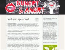 Tablet Screenshot of hungryandangry.se